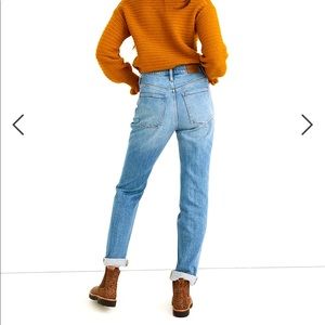 Madewell High rise Slim Boy Jean
